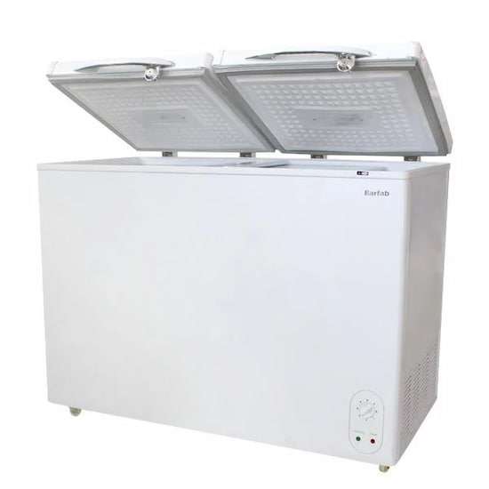 فریزر-صندوقی-برفاب-CF2D-430-سفید-دو-درب